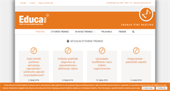 Desktop Screenshot of educamix.hr